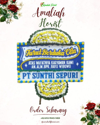 Papan Bunga Duka di Pasir Baru
