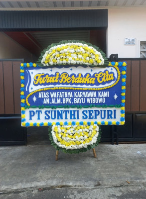 Papan Bunga Duka di Pasir Baru