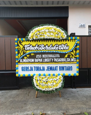 Papan Bunga Duka di Pasir Baru