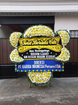 Papan Bunga Duka di Pasir Baru