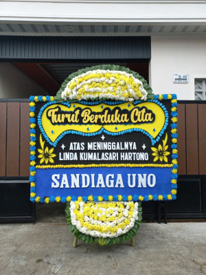 Papan Bunga Duka di Pasir Baru